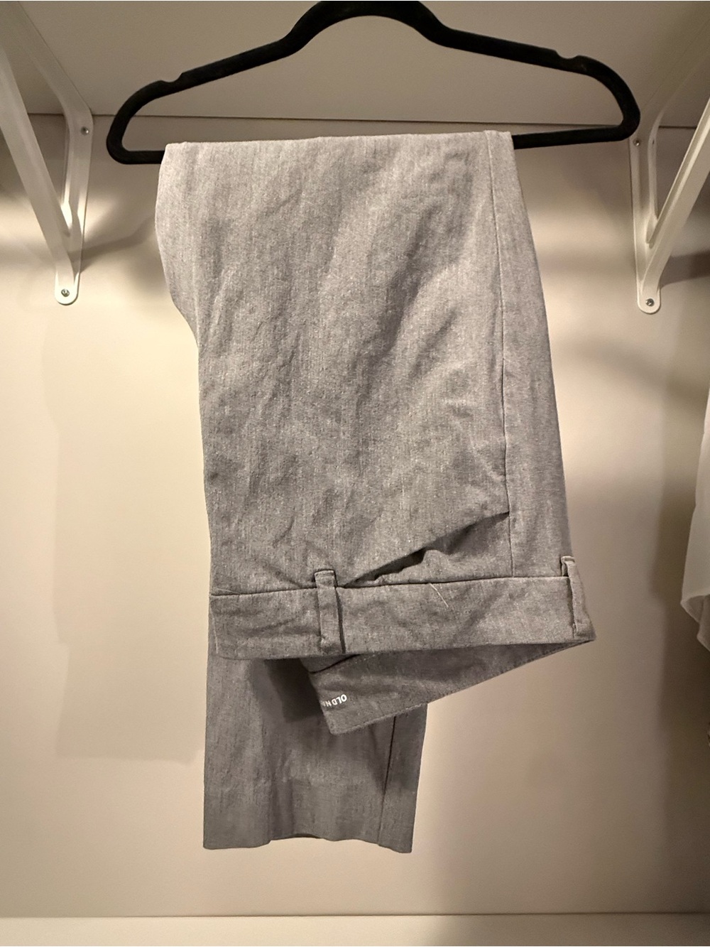 Old Navy Light Gray Chinos - Slim Casual Trousers